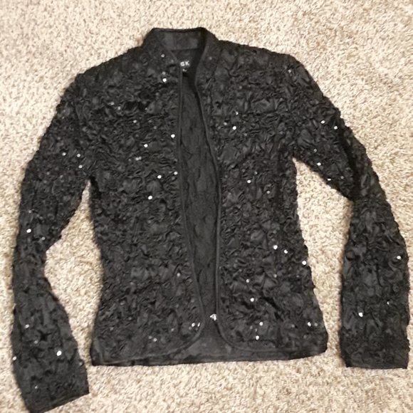 "MSK" Satin Sequin Jacket - Picture 1 of 2